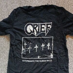 Doom/Sludge Metal - 90s - Grief Band Shirt - Black Graphic T-Shirt for Men